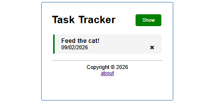 Task Tracker React